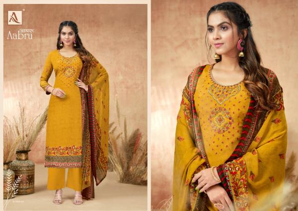 Alok Aabru 4 Festive Wear Designer Cotton Dress Material Collection